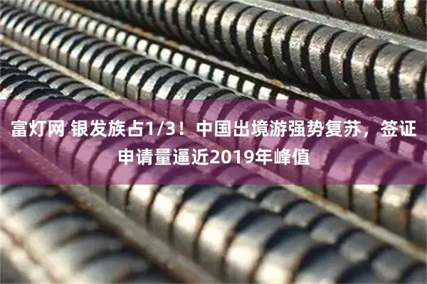 富灯网 银发族占1/3！中国出境游强势复苏，签证申请量逼近2019年峰值